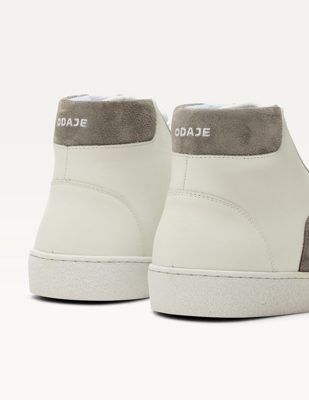Alexis High Top Sneakers - White Light Gray