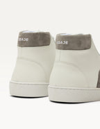 Alexis High Top Sneakers - White Light Gray