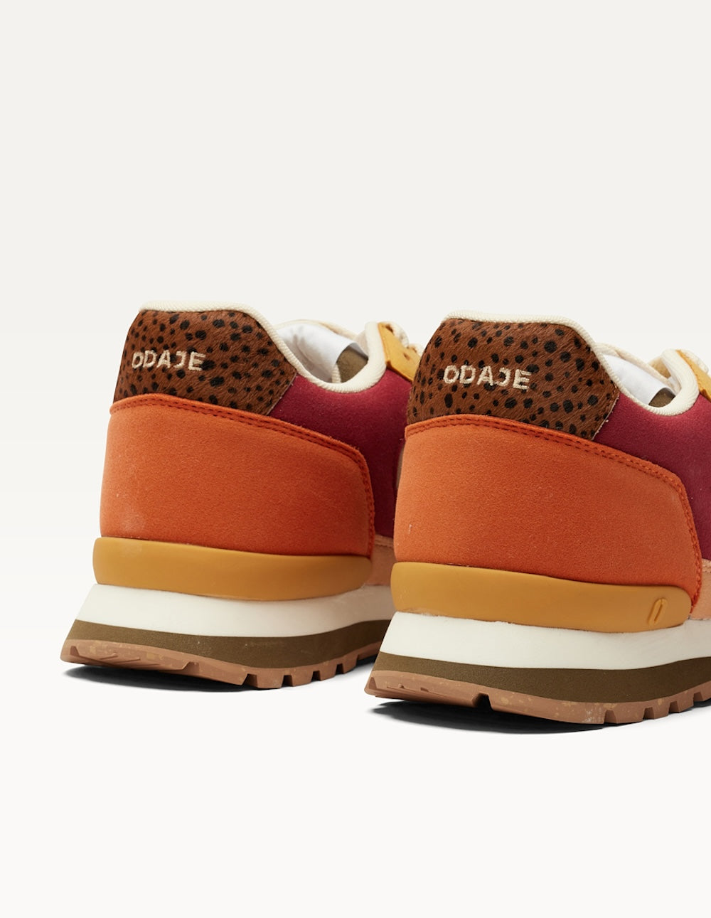 Zapatillas bajas Aline - Borgoña Marfil Mostaza - Mujer