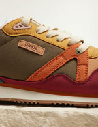 Andrée Low Sneakers - Burgundy Peach Mustard - Women