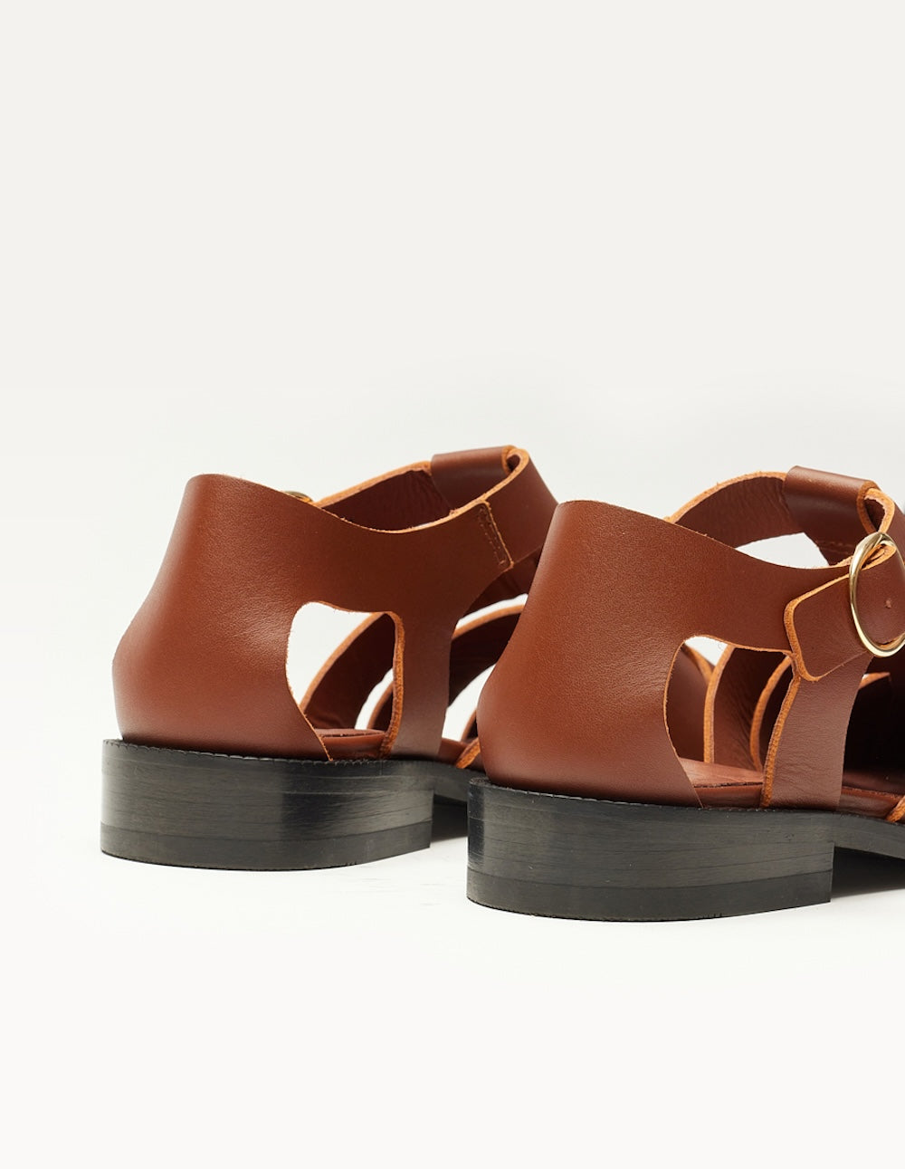 Sandales Inès - Cuir Marron - Femme