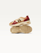 Maé Low Sneakers - Peach Khaki Beige - Women