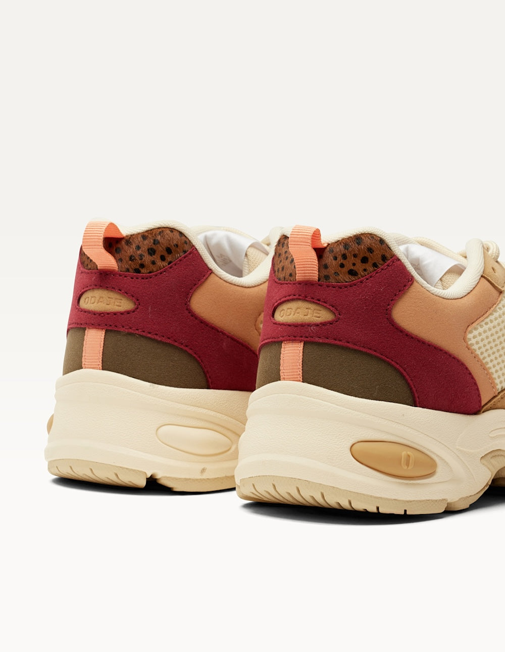 Maé Low Sneakers - Peach Khaki Beige - Women