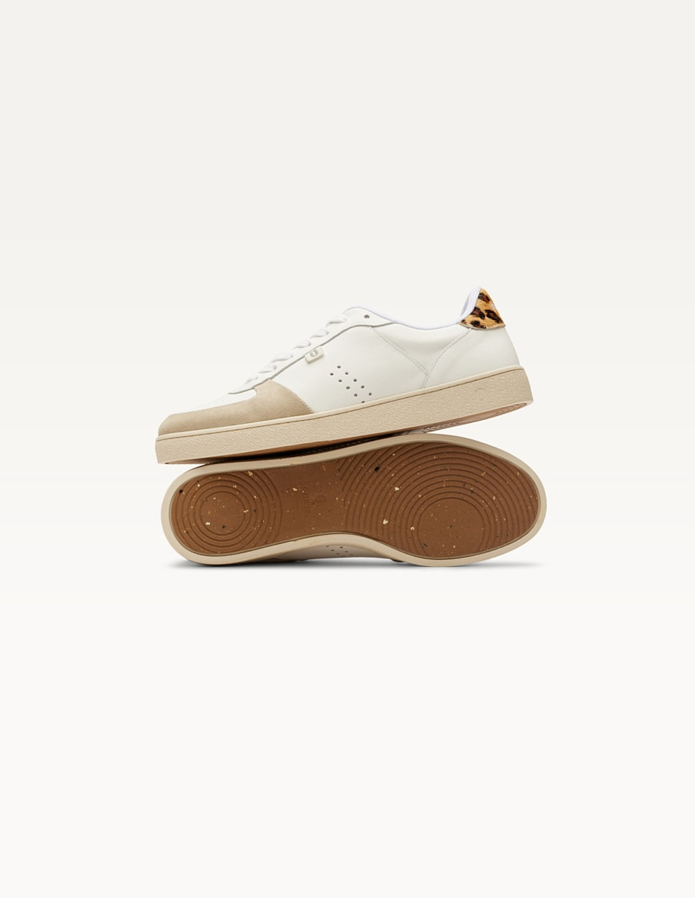 Baskets Basses Marie - Gris Clair Blanc Pony - Femme