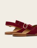 Sandales Paloma - Suède Pourpre - Femme