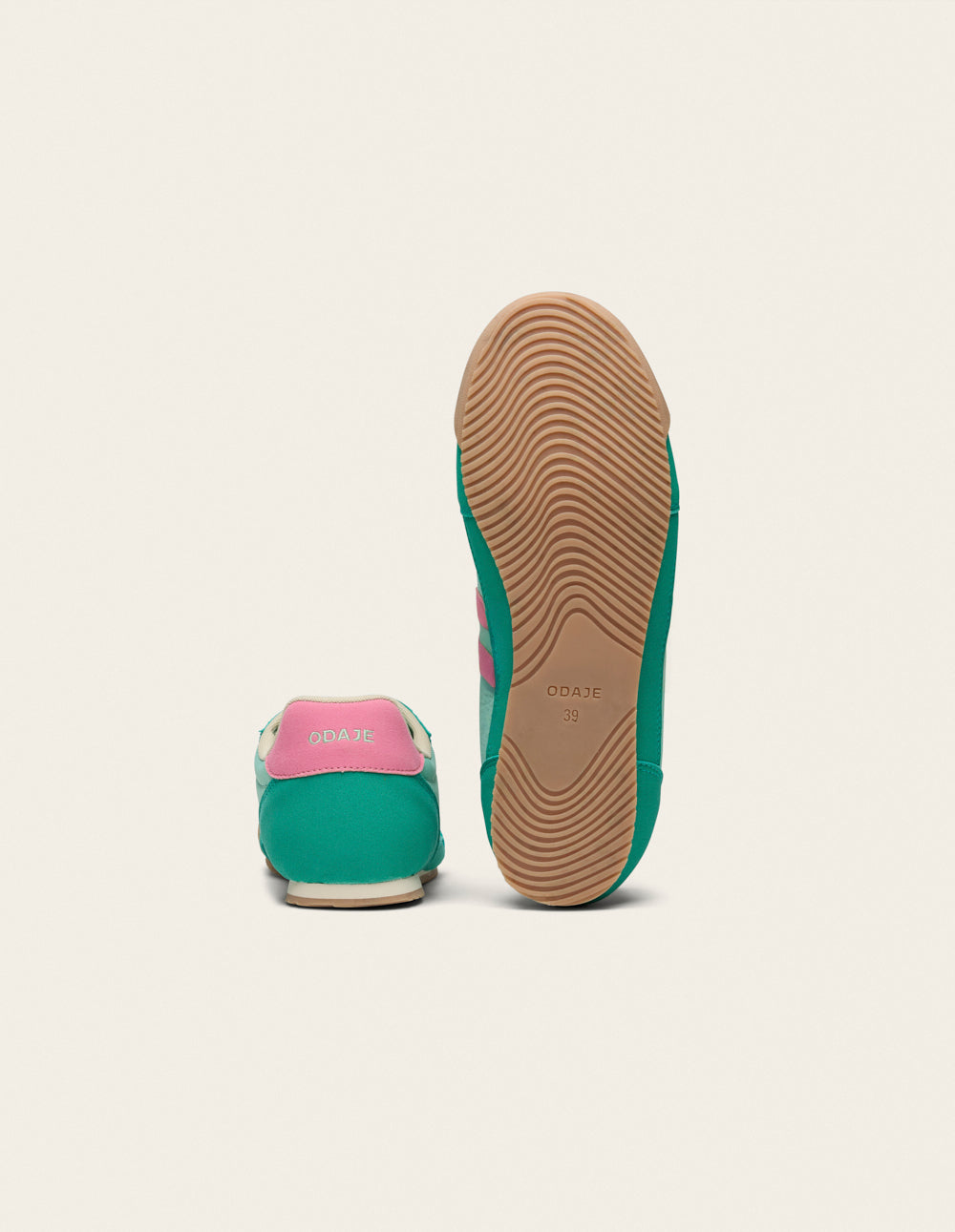 Baskets Basses Riya - Vert Rose - Femme