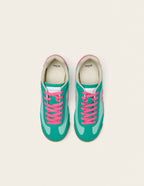 Baskets Basses Riya - Vert Rose - Femme