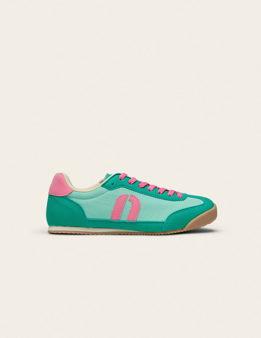 Baskets Basses Riya - Vert Rose - Femme