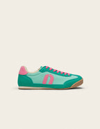 Baskets Basses Riya - Vert Rose - Femme