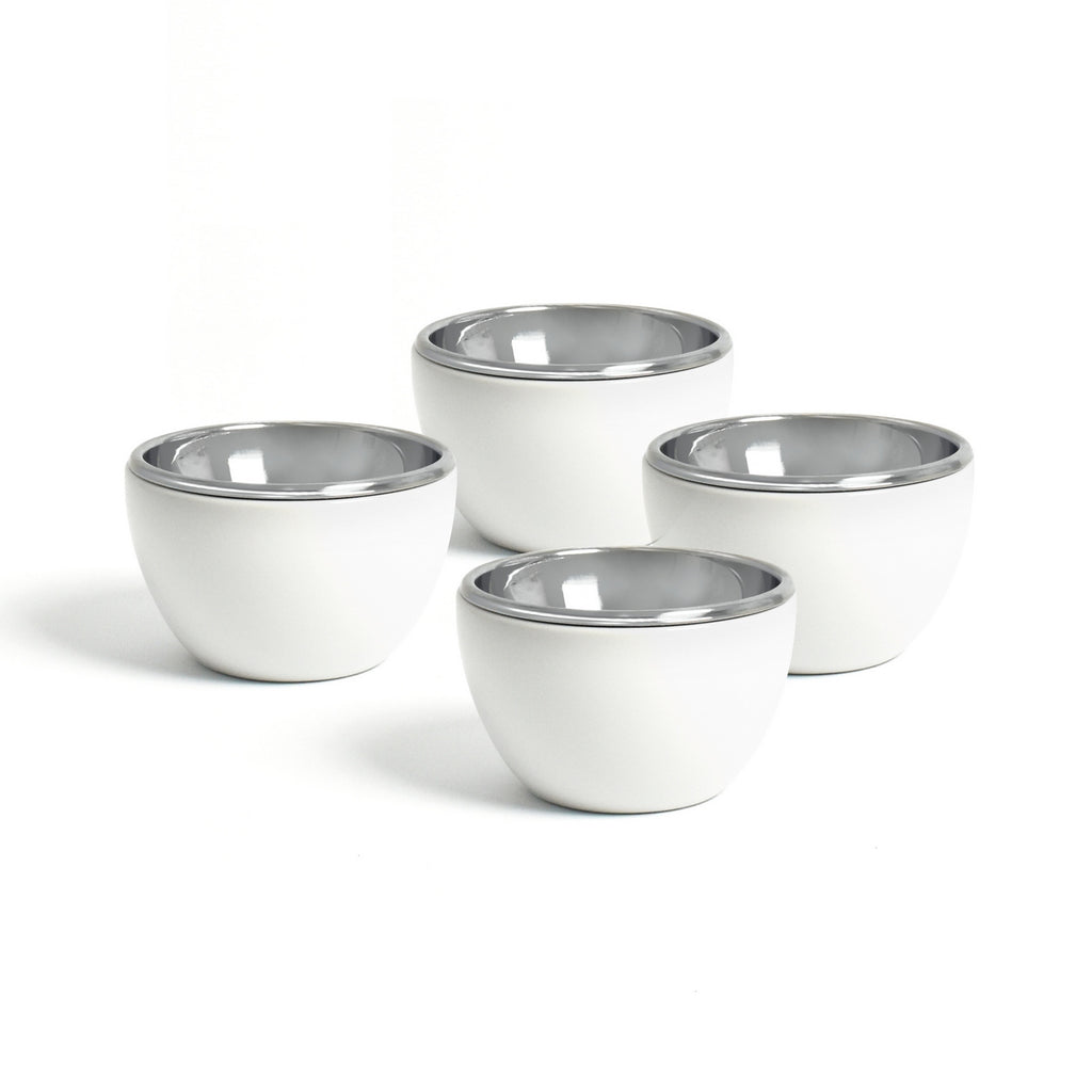 Set De 4 Bols En Porcelaine - Blanc