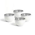 Set De 4 Bols En Porcelaine - Blanc