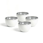 Set De 4 Bols En Porcelaine - Blanc