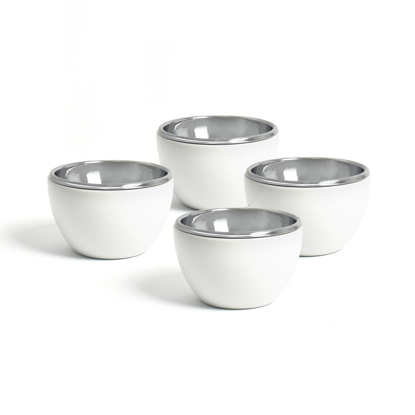 Set De 4 Bols En Porcelaine - Blanc