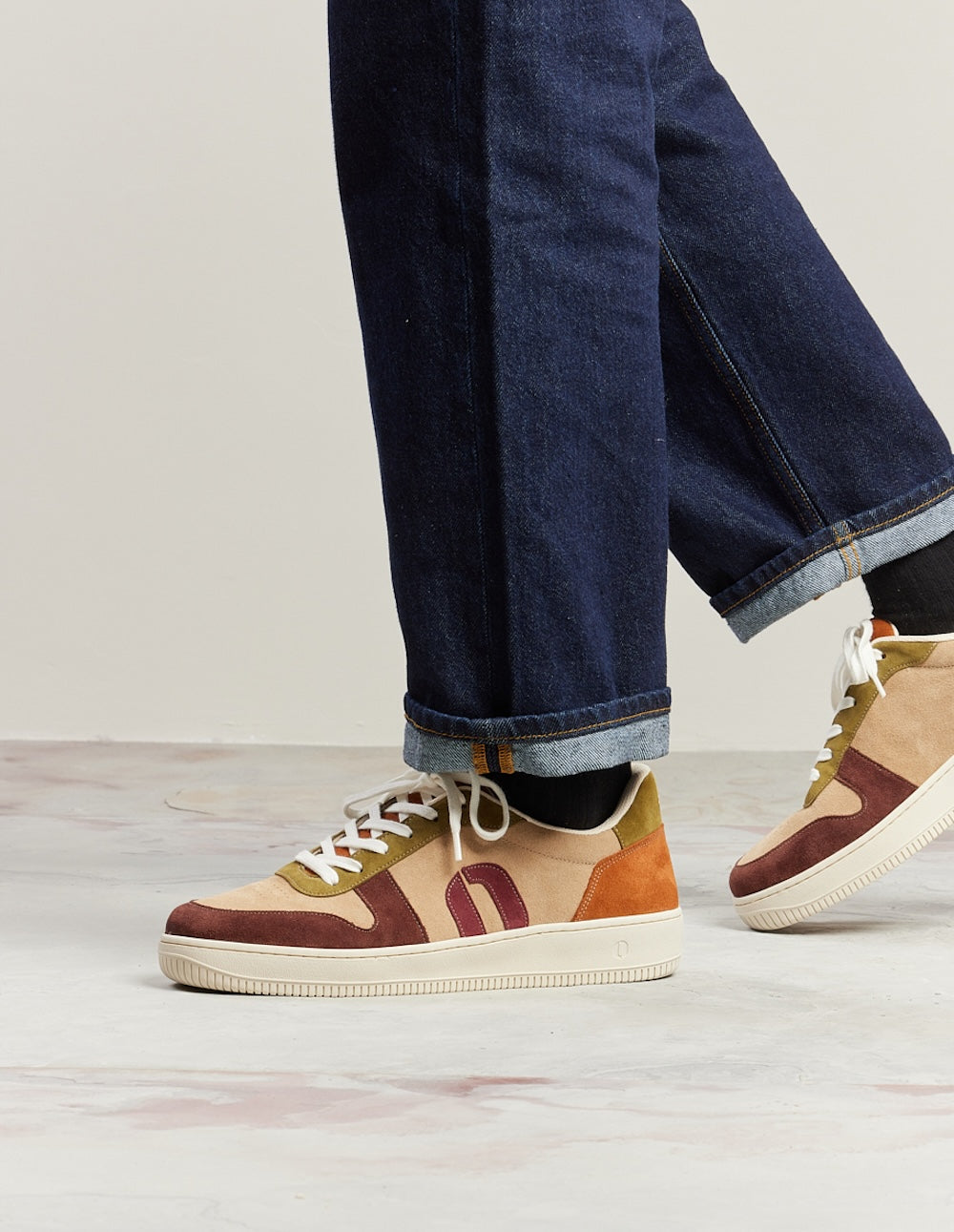 Matthieu Zapatillas bajas - Chocolate Beige Caqui claro