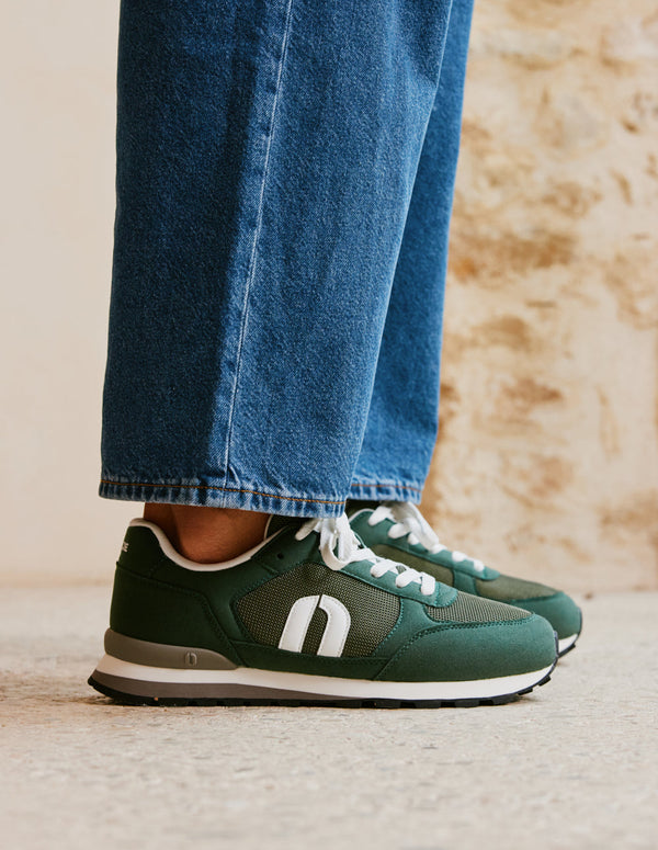Adrien Low-Top Sneakers - Green - Men's