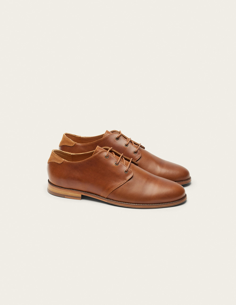 Alphonse Derbies - Honey Pull-Up Leather