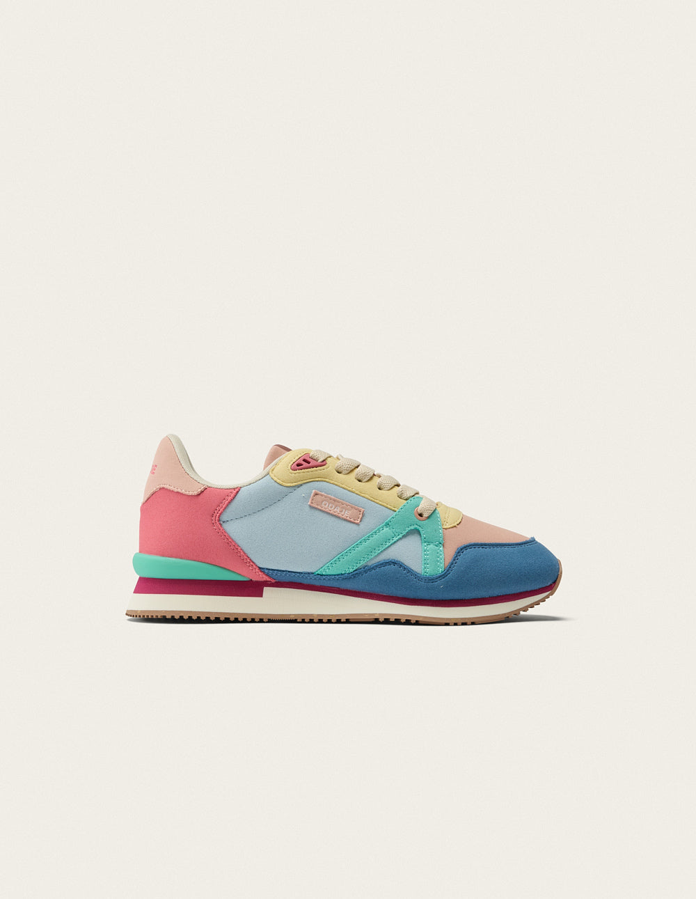 Andrée Low-Top Sneakers - Light Pink Duck Eggshell - Women's