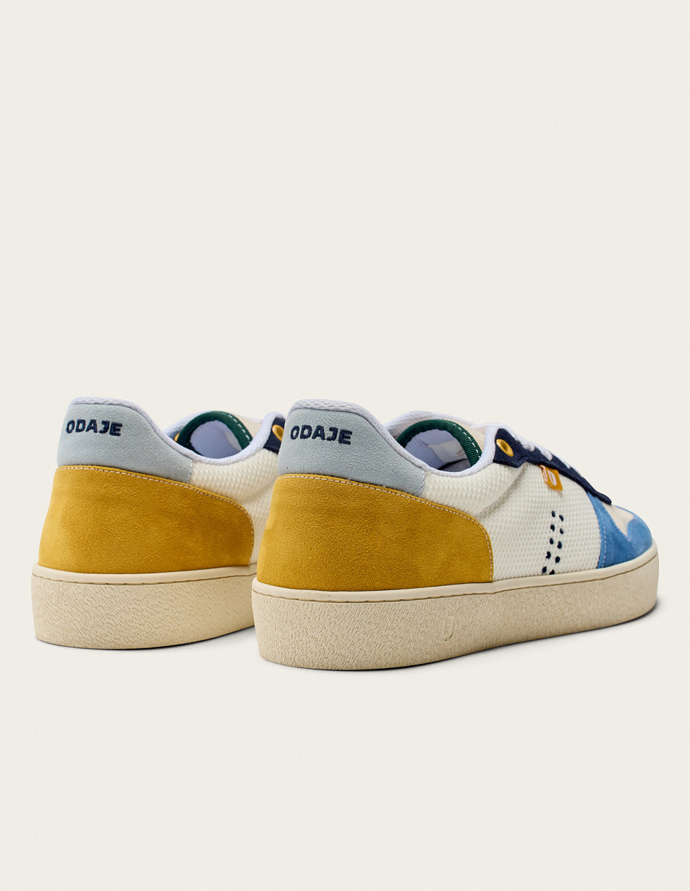Zapatillas bajas Arthur - Mostaza Azul Marfil