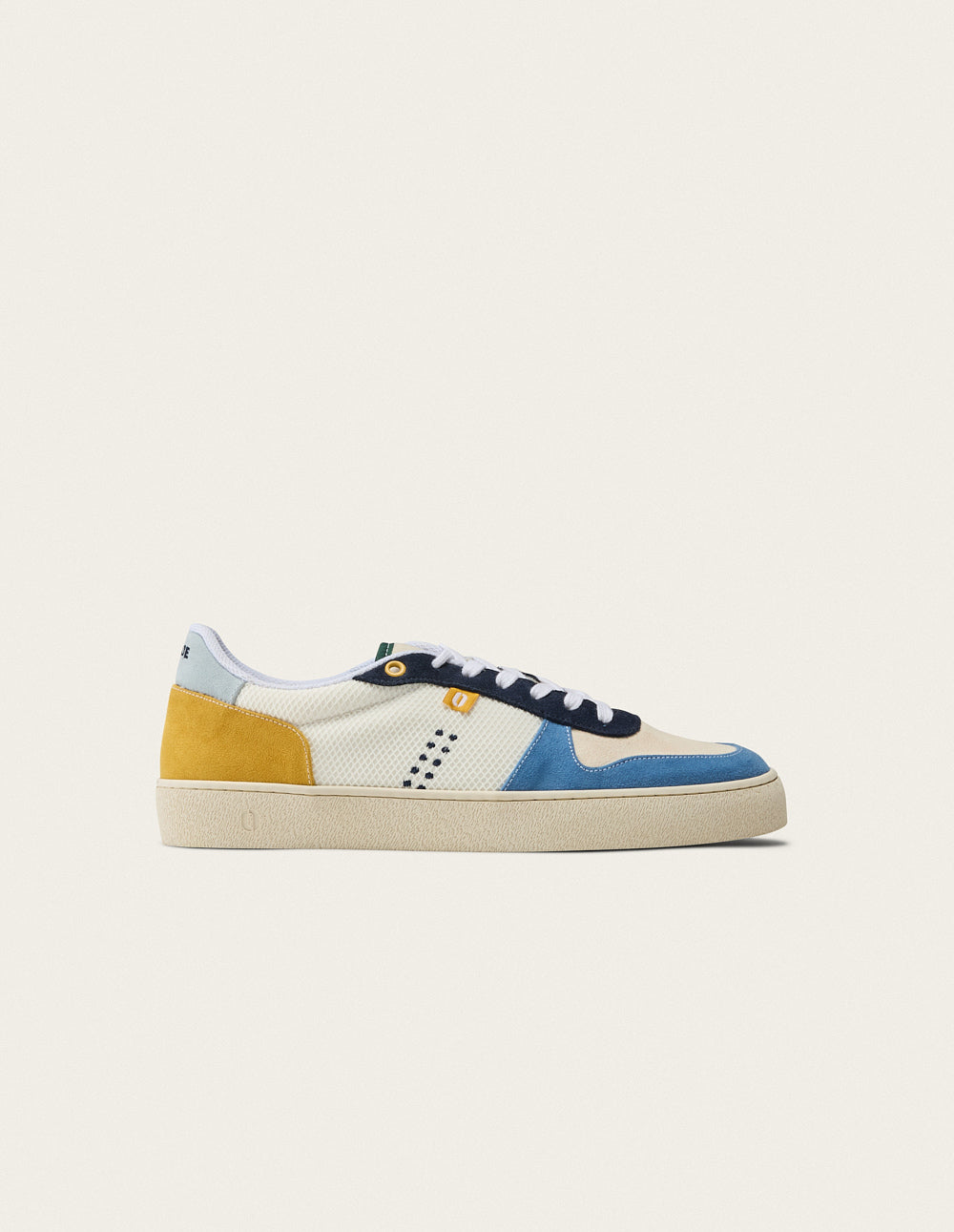 Zapatillas bajas Arthur - Mostaza Azul Marfil