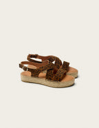 Espadrilles Chantal - Suède Léopard - Femme