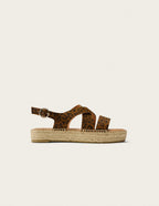 Espadrilles Chantal - Suède Léopard - Femme