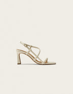 Colada Heeled Sandals - Ecru Leather - Women