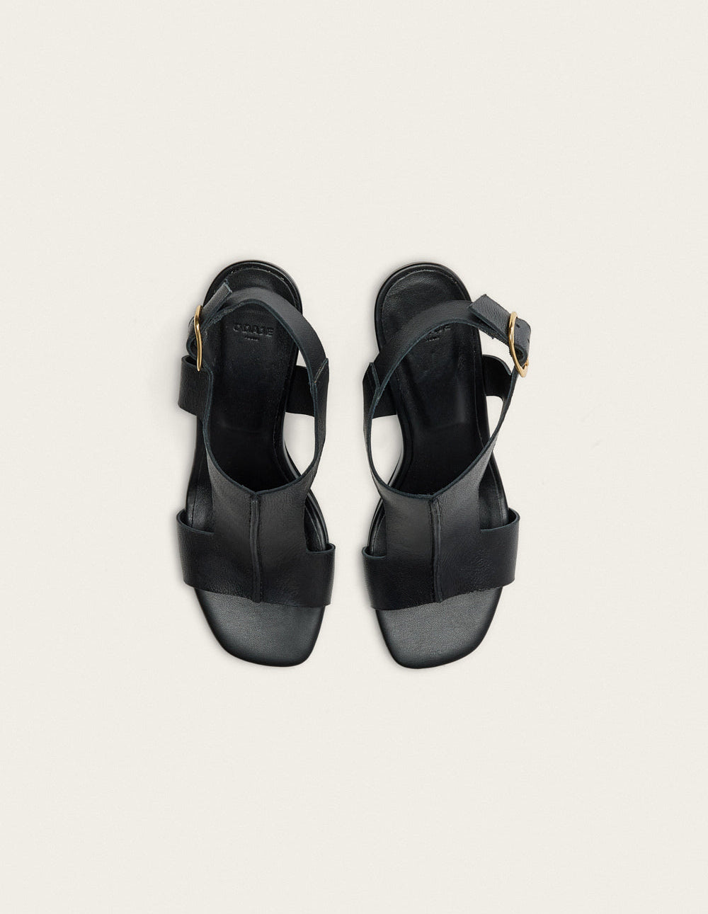 Sandales À Talons Ilani - Cuir Noir - Femme