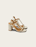 Sandalias Tacón Joy - Piel Crudo