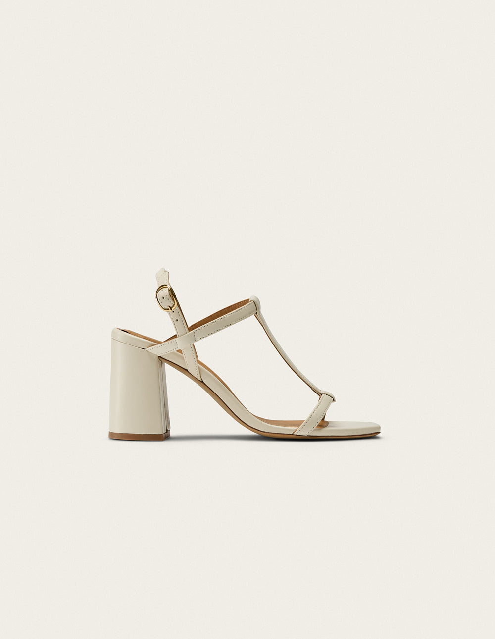Sandalias Tacón Joy - Piel Crudo