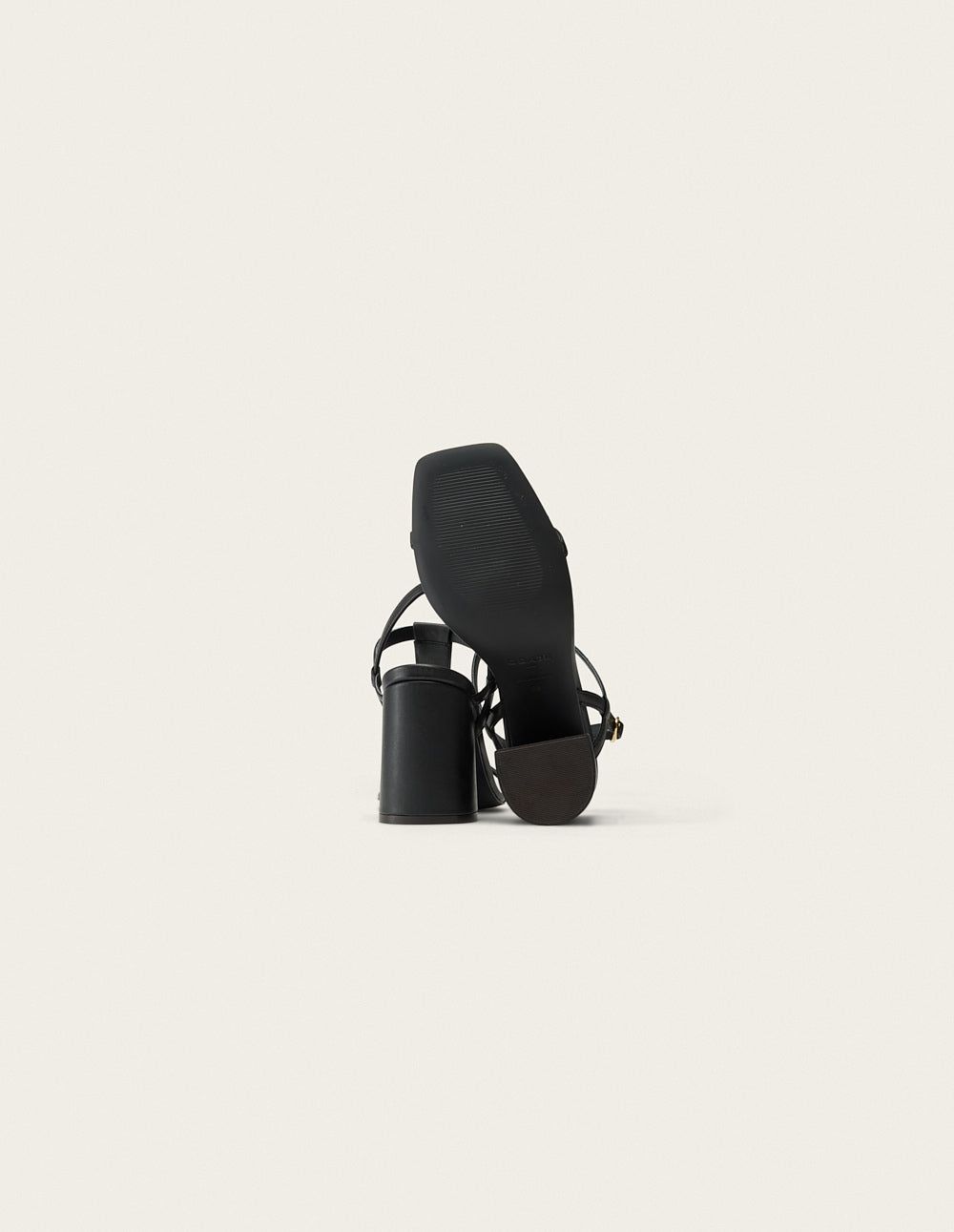 Sandalias Tacón Joy - Piel Negro - Mujer