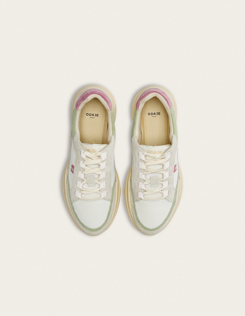 Zapatillas Laura Low - Verde Marfil - Mujer