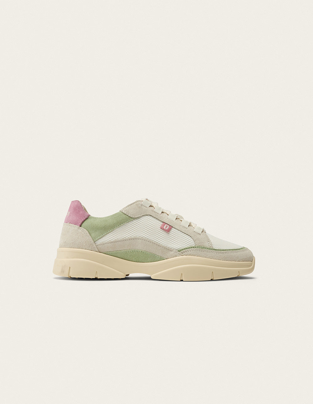 Zapatillas Laura Low - Verde Marfil - Mujer