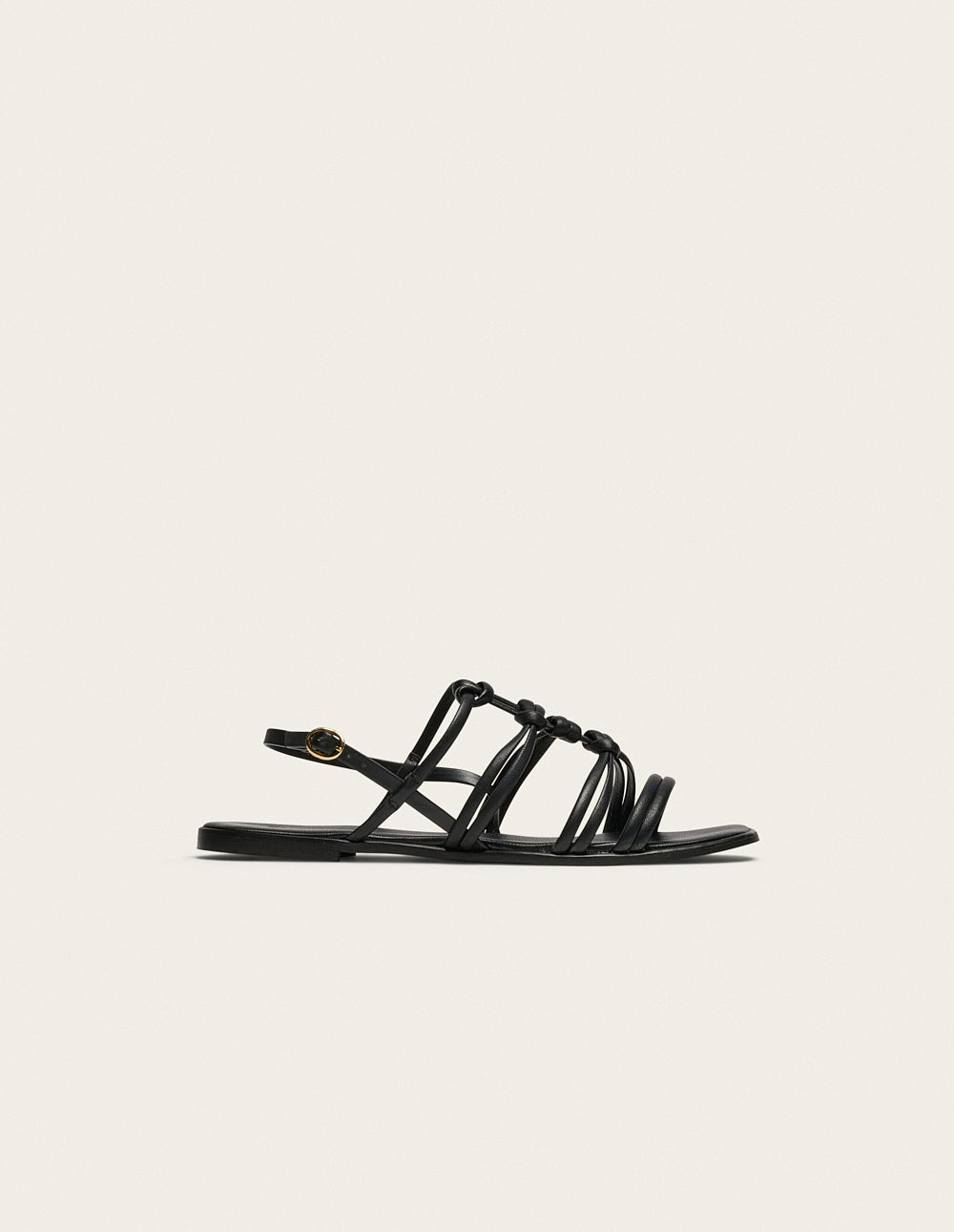 Sandalias Naen - Piel Negro - Mujer