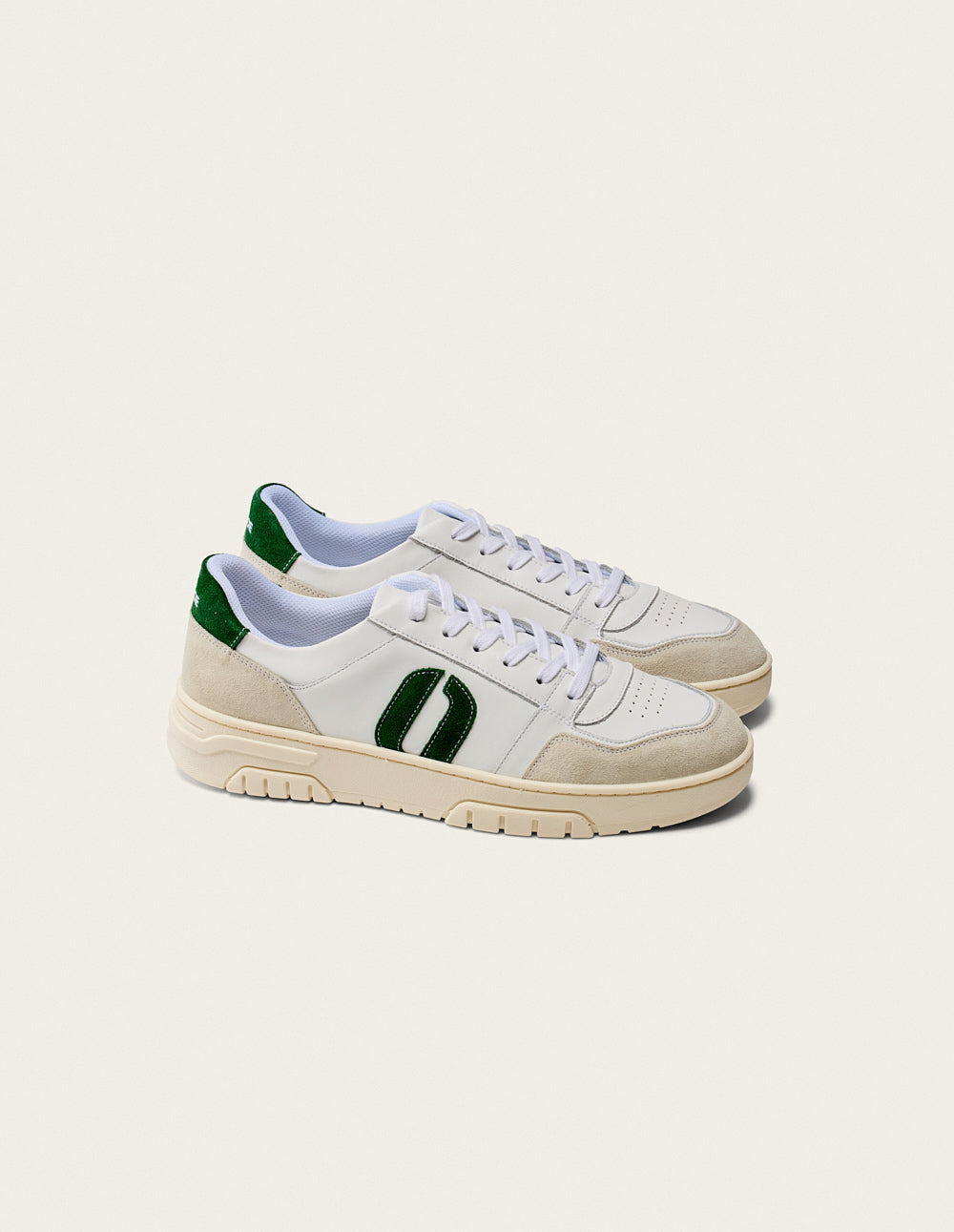 Baskets Basses Nino - Blanc Vert