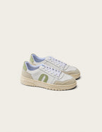 Nora Low Sneakers - White Green - Women