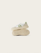 Nora Low Sneakers - White Green - Women
