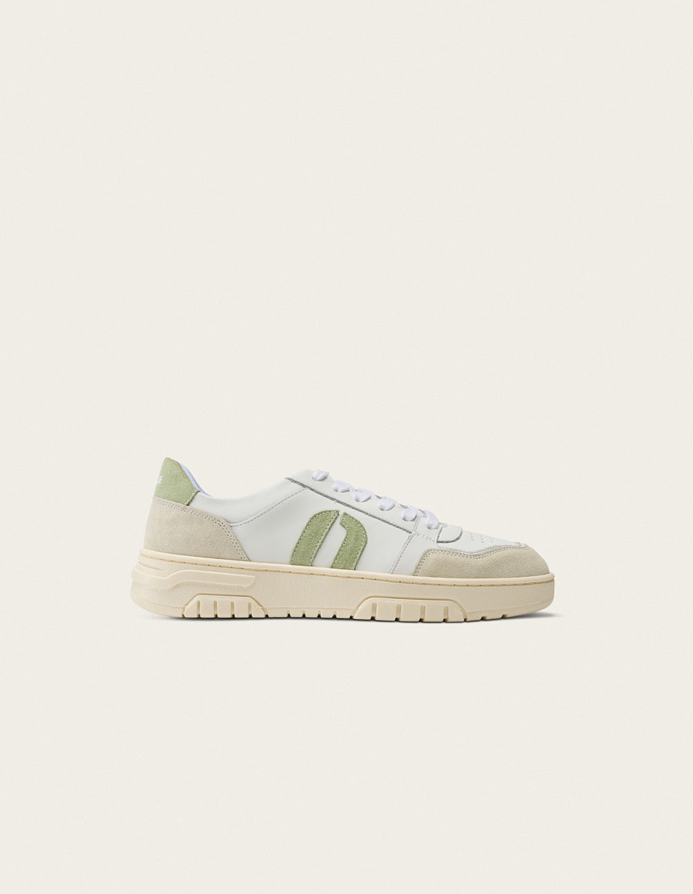 Nora Low Sneakers - White Green - Women