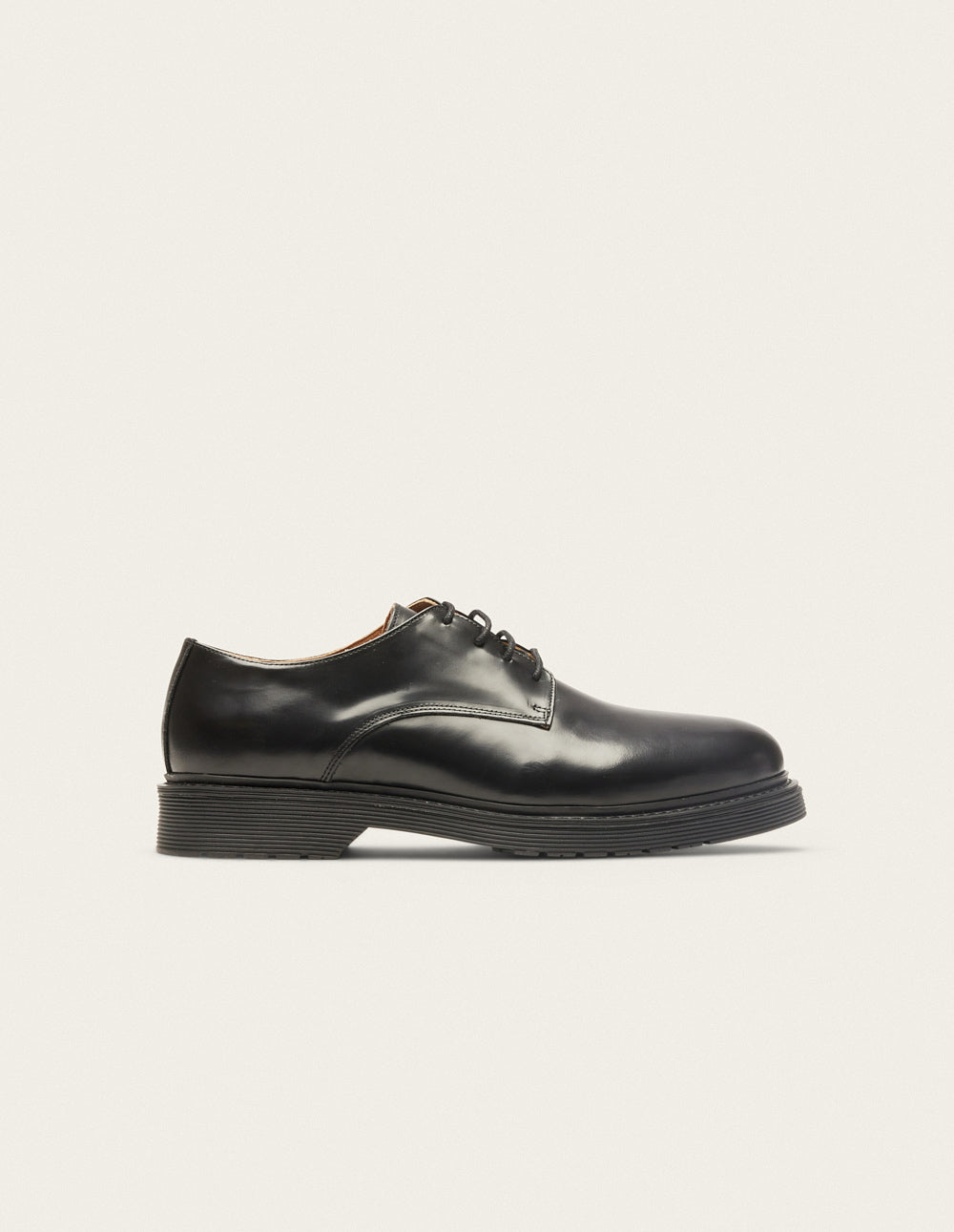 Derbies Olivier - Cuir Box Noir - Homme