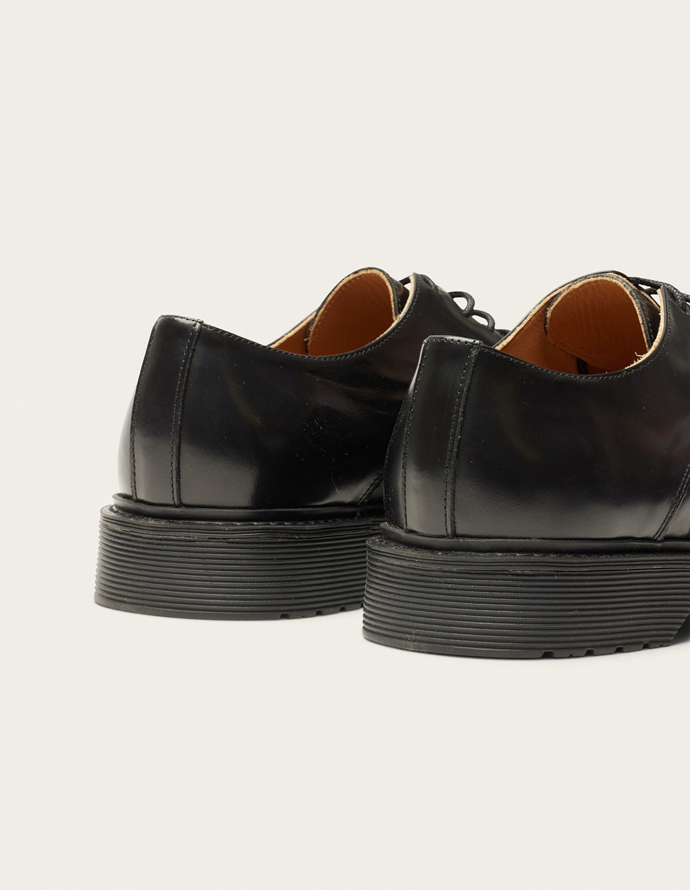 Derbies Olivier - Cuir Box Noir - Homme