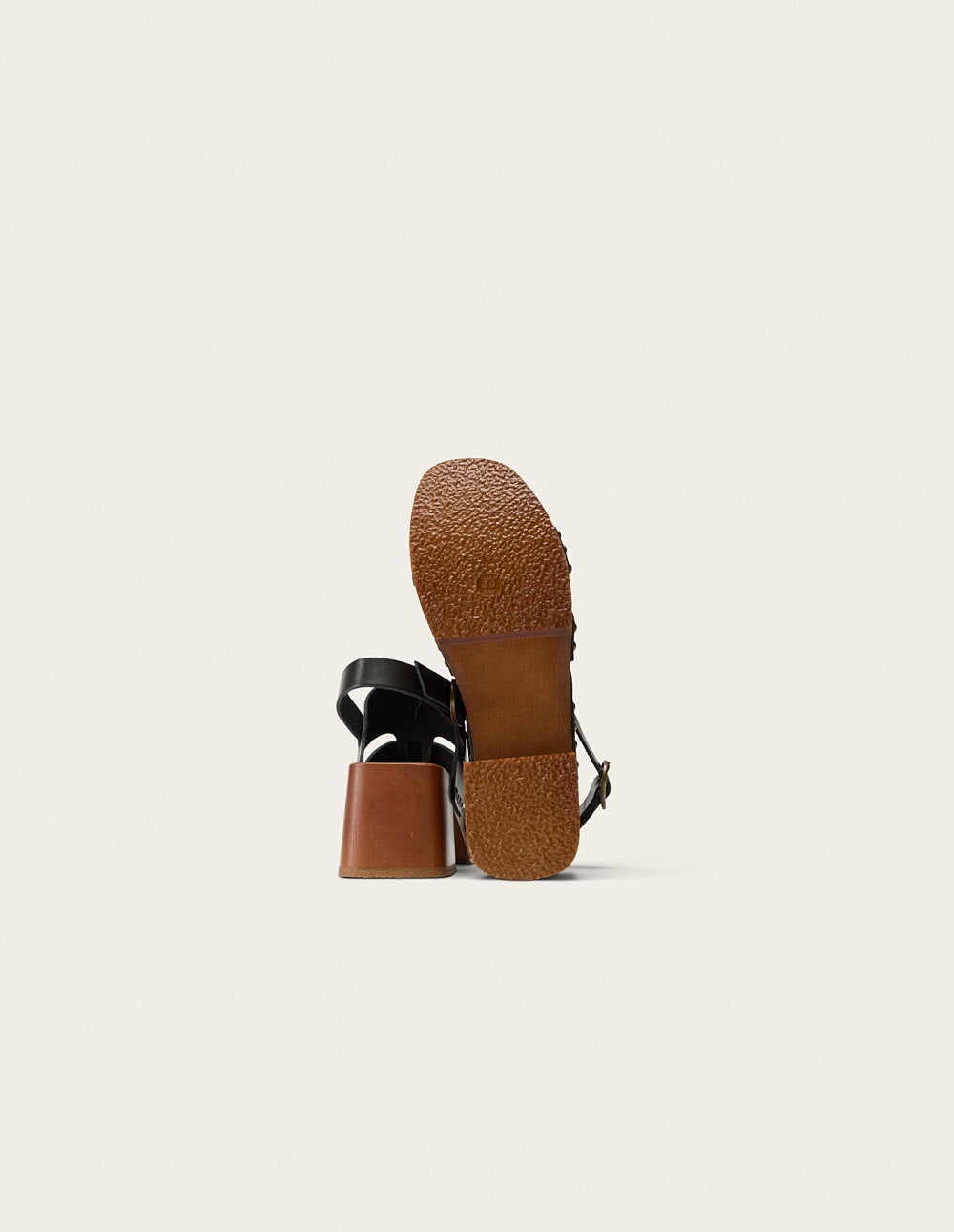 Sandalias de tacón Opunti - Piel Negra