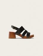 Sandalias de tacón Opunti - Piel Negra