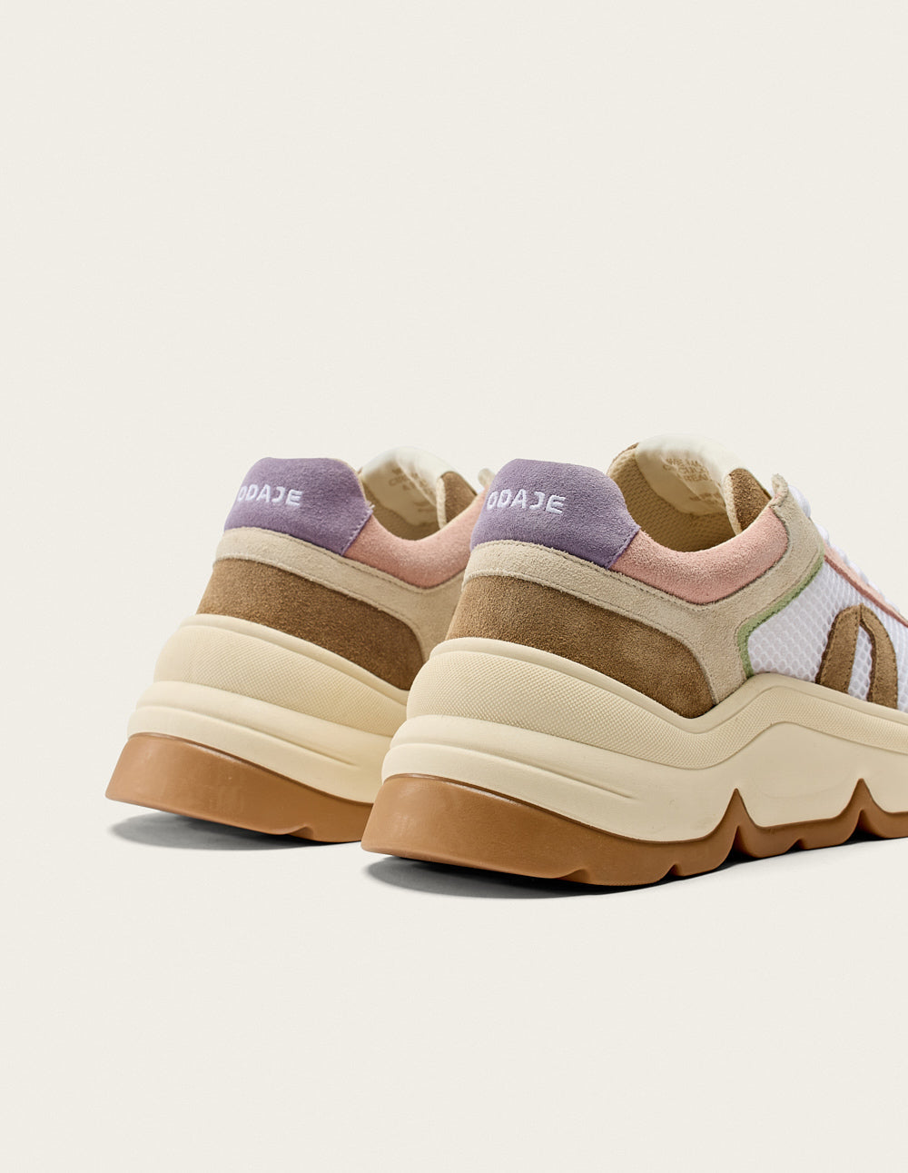 Orna Low Sneakers - Lilac Green White - Women