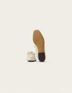 Tula Ballerina Flats - Ecru Leather