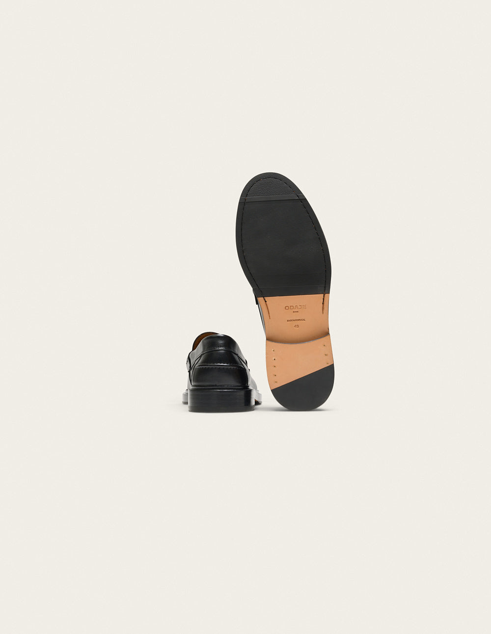 Mocassins Virgile - Cuir Noir - Homme