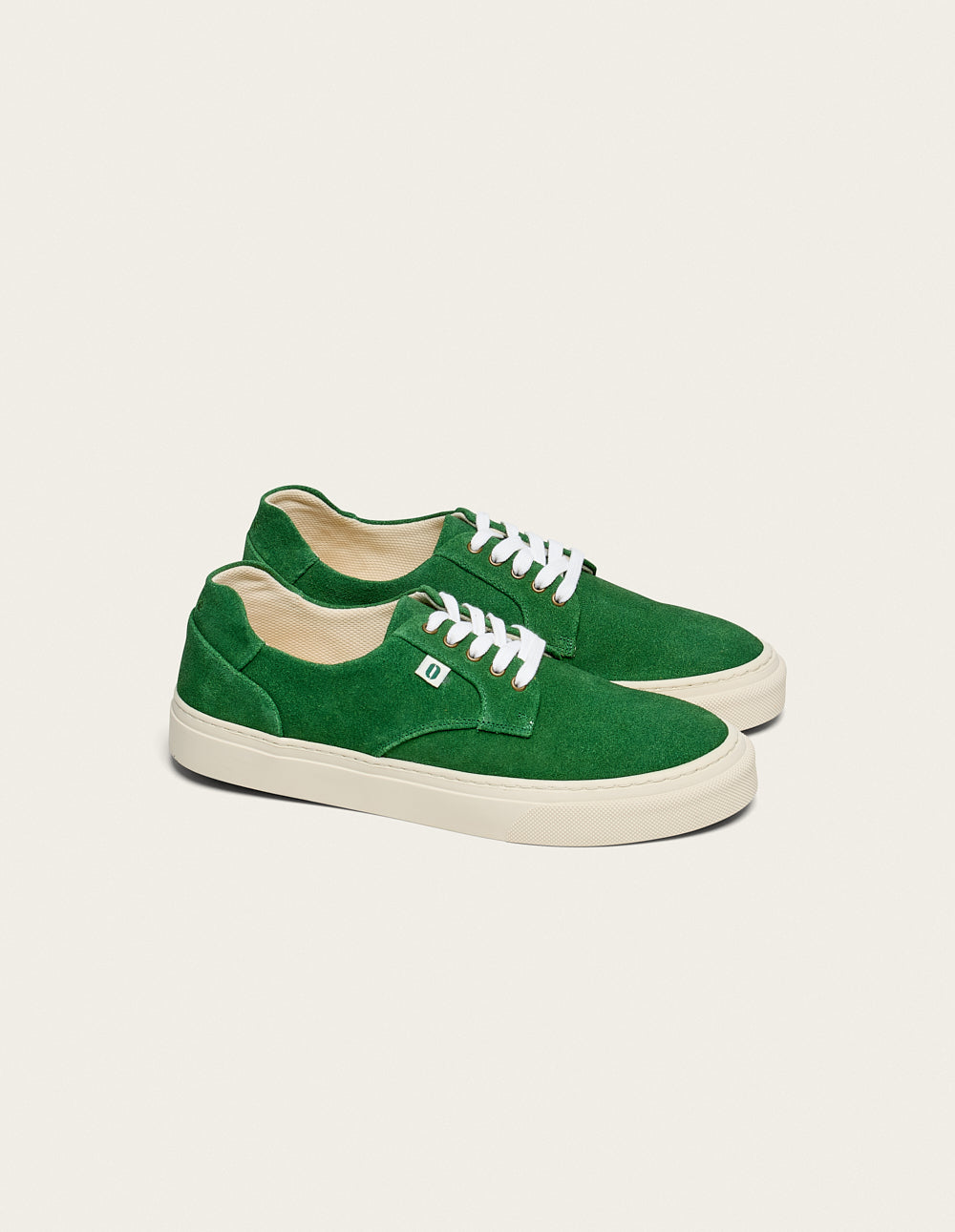 Baskets Basses Alexandre - Suède Vert - Homme