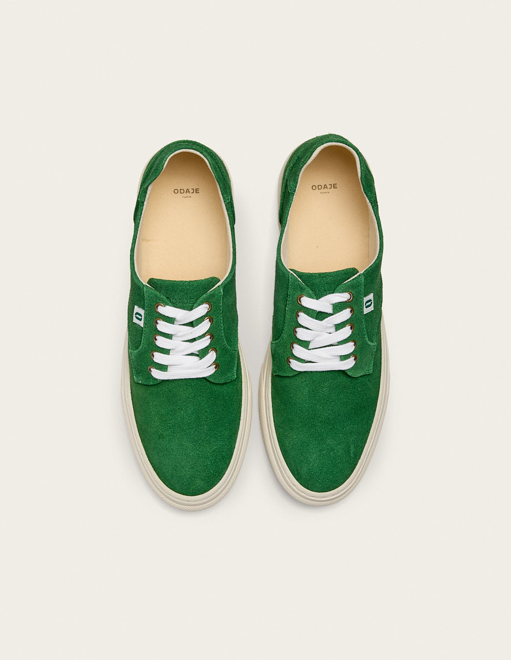 Baskets Basses Alexandre - Suède Vert - Homme