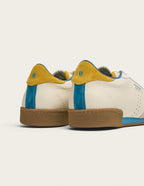 Baskets Basses Anatole - Écru Moutarde Bleu - Homme