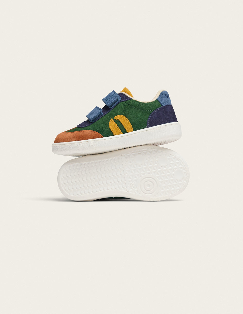 Baskets Enfants Lilo - Brique Vert Marine - Enfant