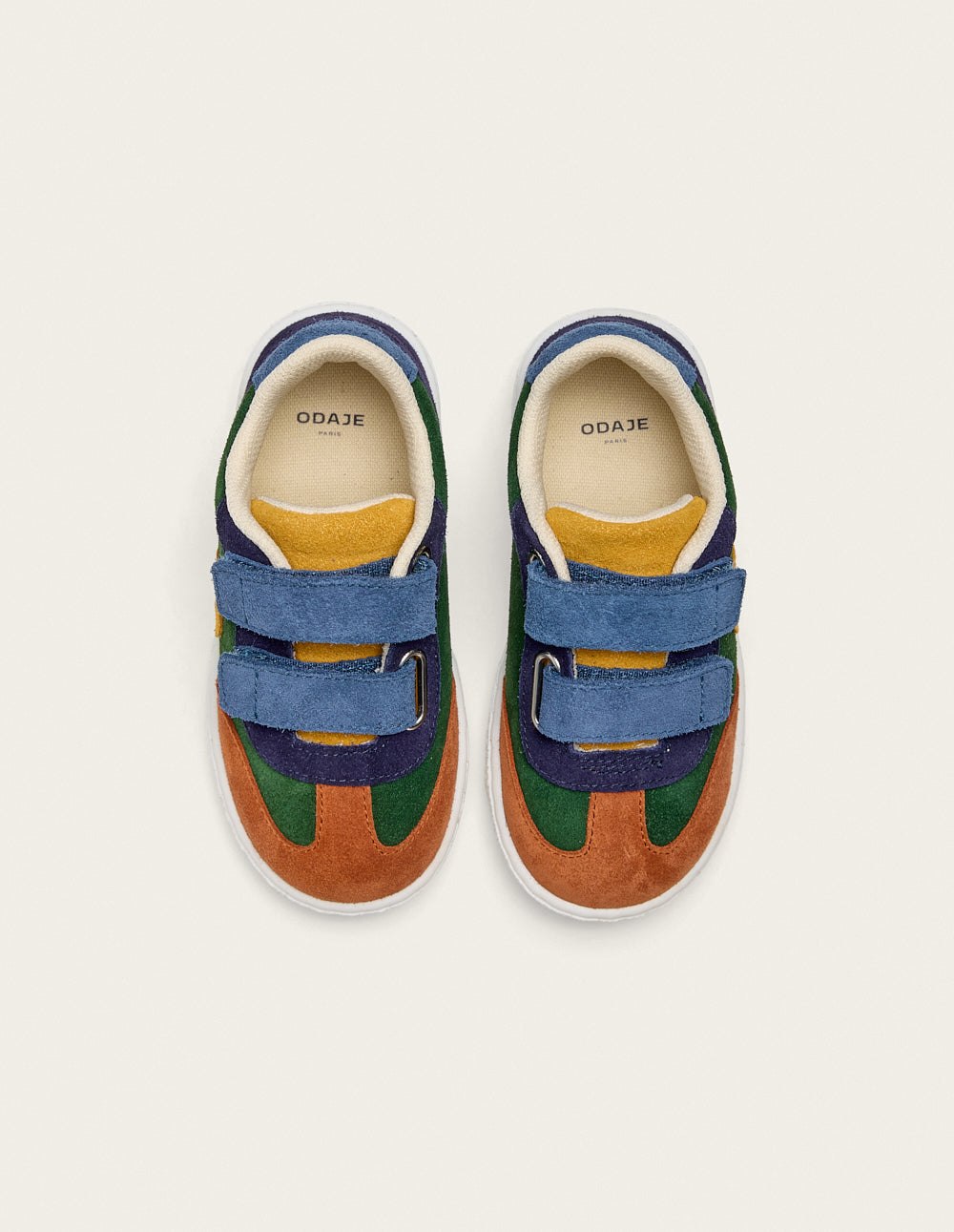 Baskets Enfants Lilo - Brique Vert Marine - Enfant