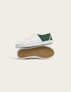Baskets Basses René - Blanc Et Vert - Homme